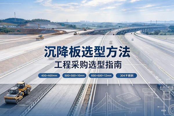 龙里沉降板选择方法