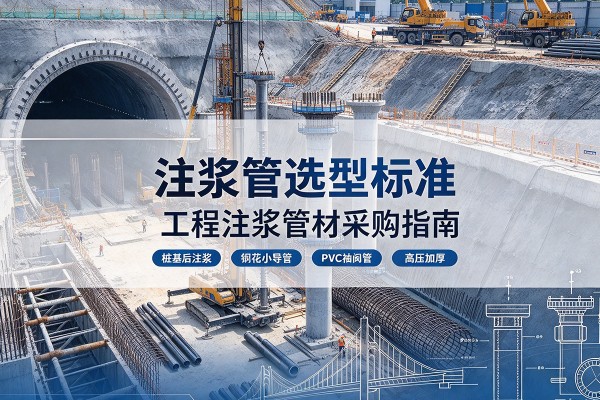 龙里注浆管选型标准