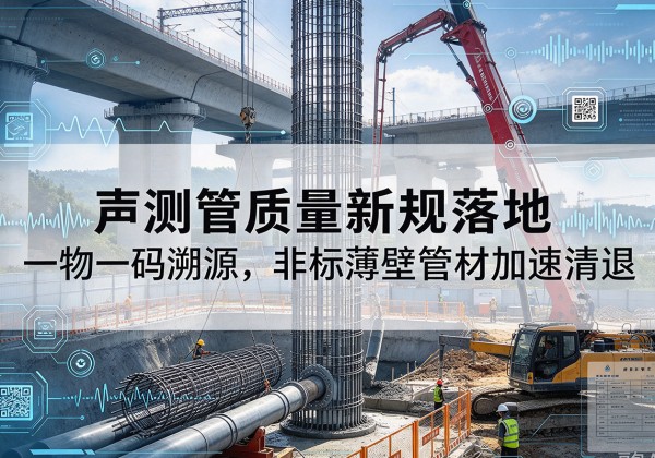 龙里声测管质量新规落地，一物一码溯源，非标薄壁管材加速清退