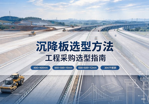 龙里沉降板选择方法