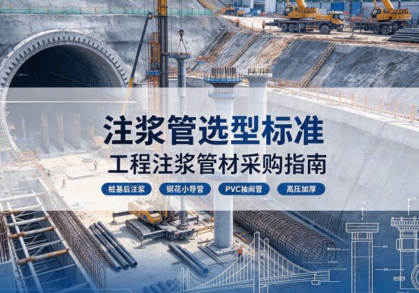 龙里注浆管选型标准